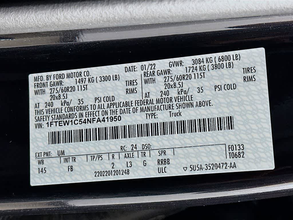 2022 Ford F-150 XLT 22