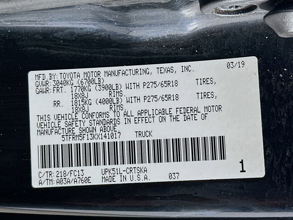 Thumbnail: 2019 Toyota Tundra - 21