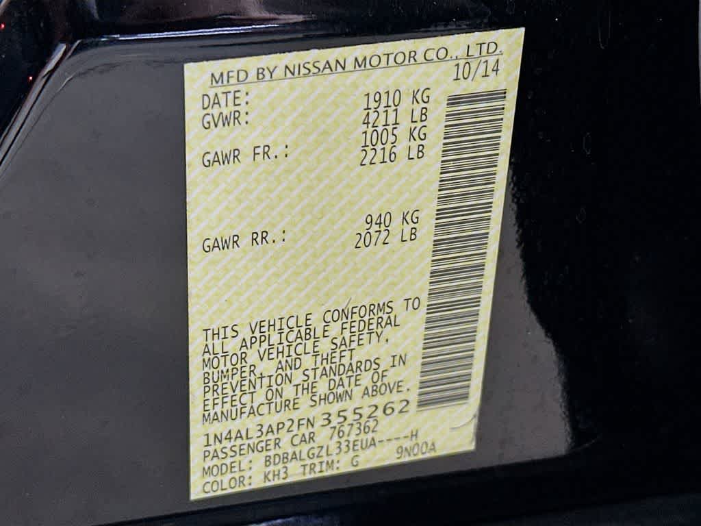 Thumbnail: 2015 Nissan Altima - 22