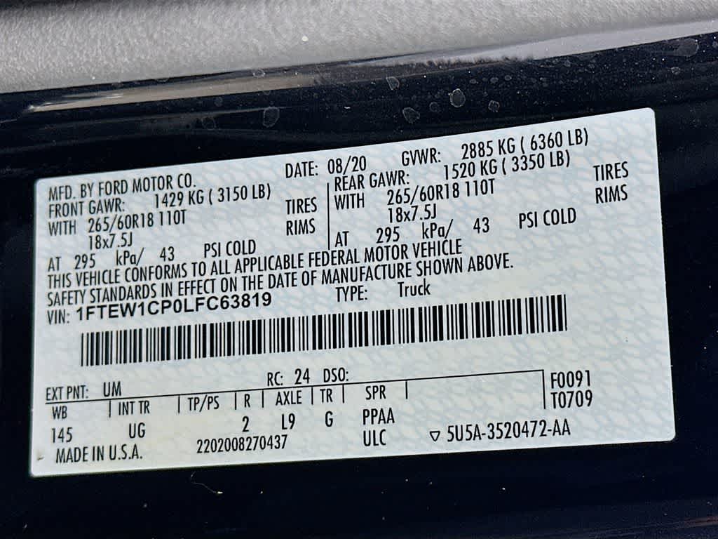 2020 Ford F-150 XLT 22