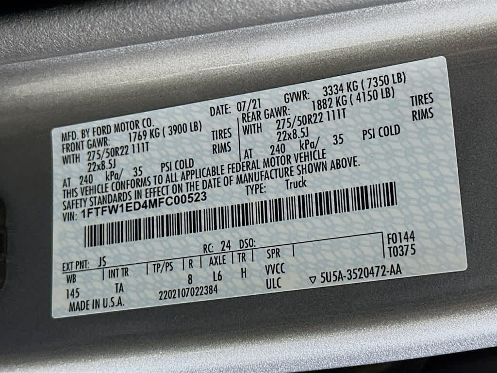 Thumbnail: 2021 Ford F-150 - 23