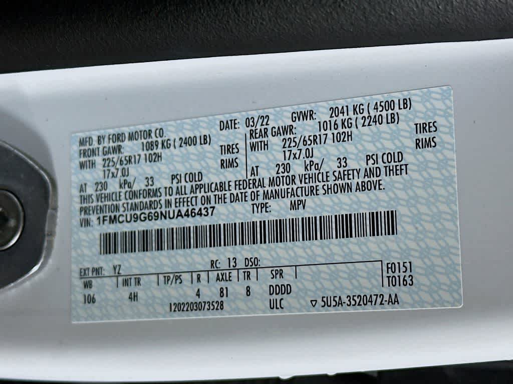 Thumbnail: 2022 Ford Escape - 22