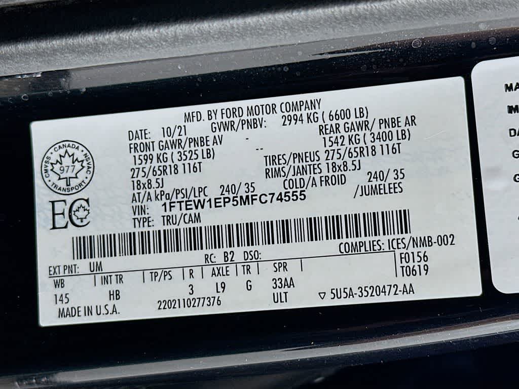 2021 Ford F-150 Lariat 22