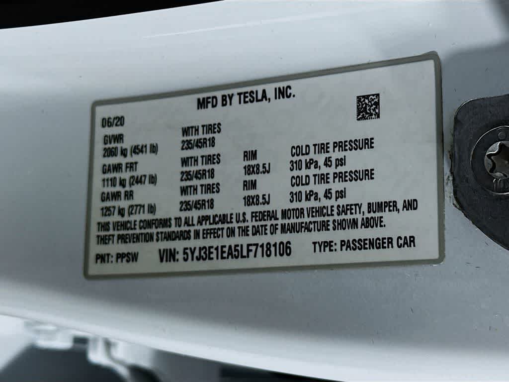 Thumbnail: 2020 Tesla Model 3 - 22