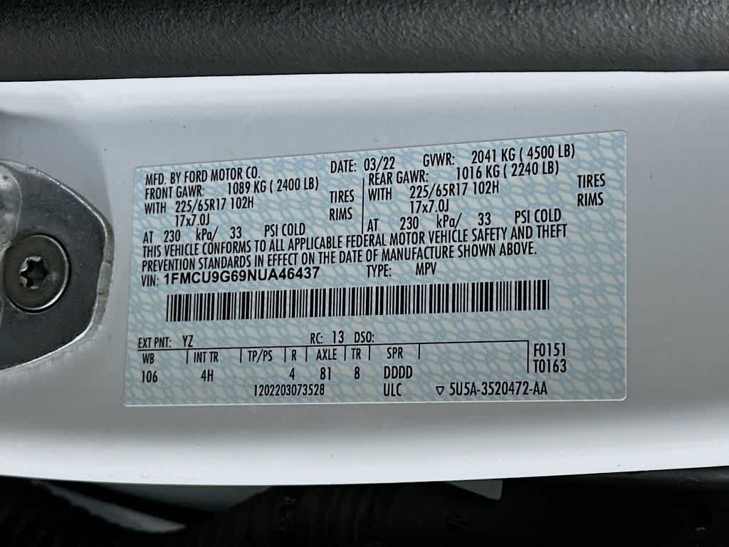 Thumbnail: 2022 Ford Escape - 22