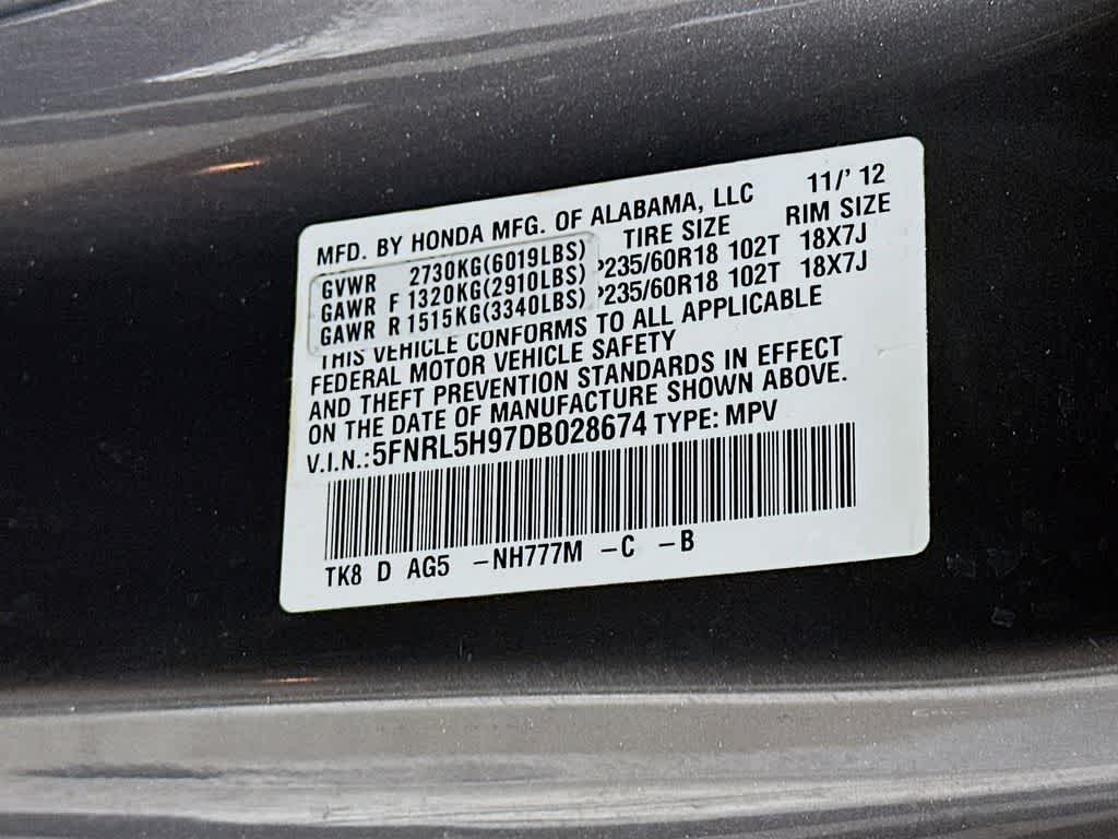 Thumbnail: 2013 Honda Odyssey - 23