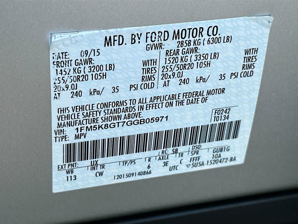 2016 Ford Explorer Sport 23