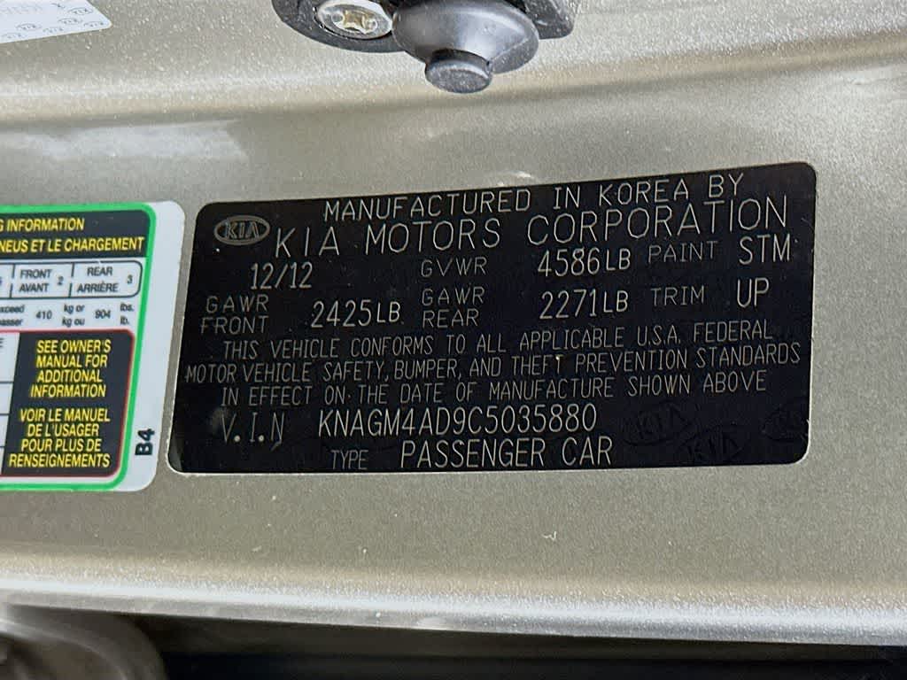 Thumbnail: 2012 Kia Optima - 23