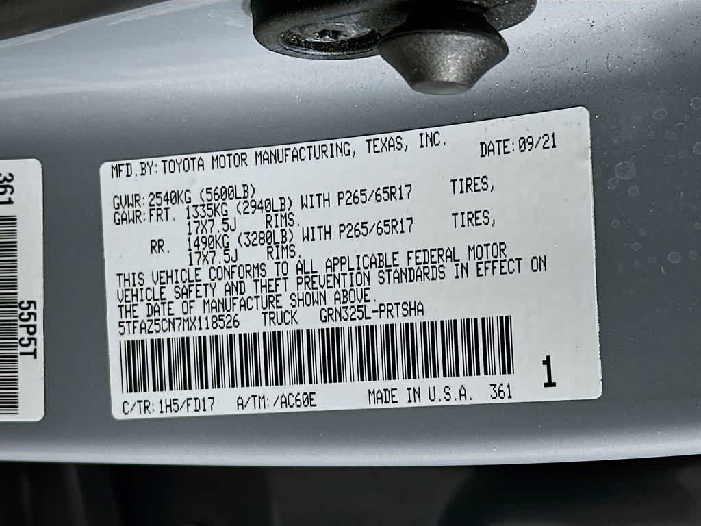 Thumbnail: 2021 Toyota Tacoma - 22