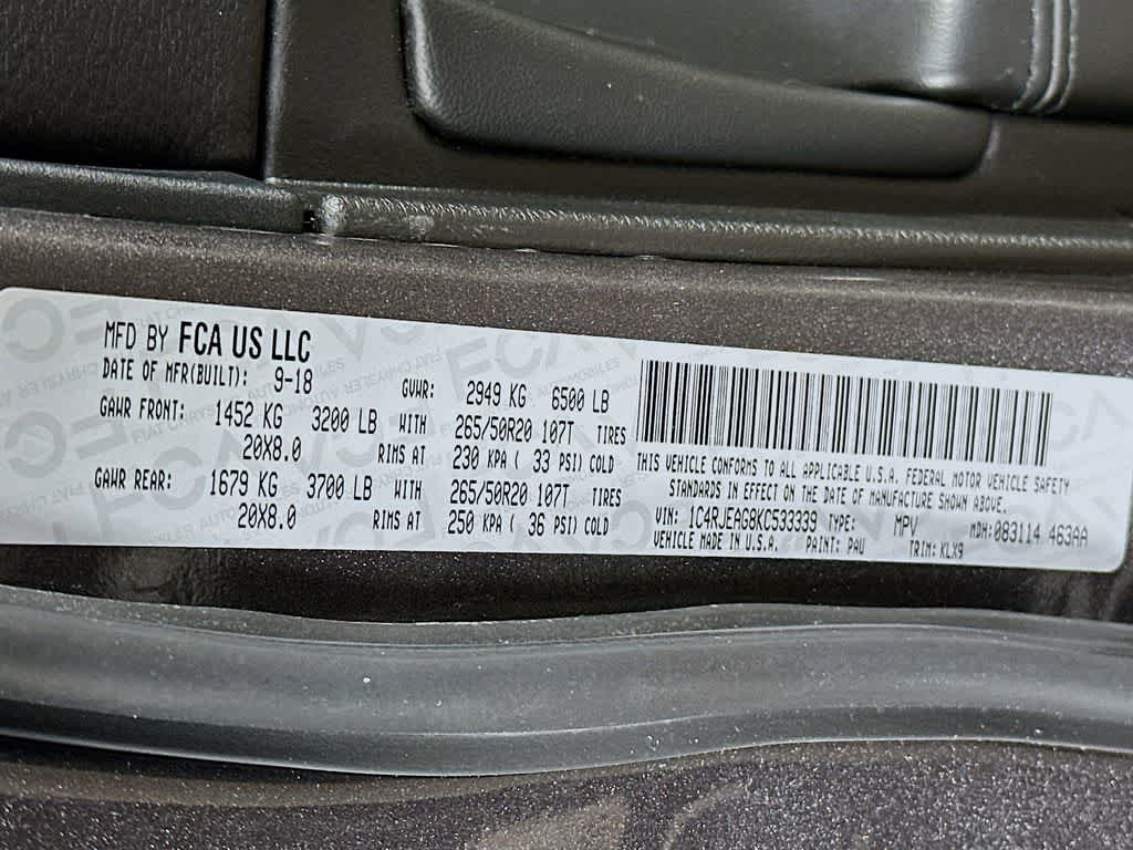 Thumbnail: 2019 Jeep Grand Cherokee - 22