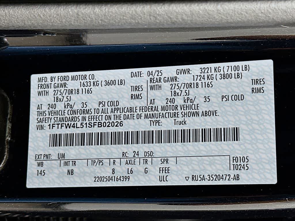 2025 Ford F-150 Tremor 22