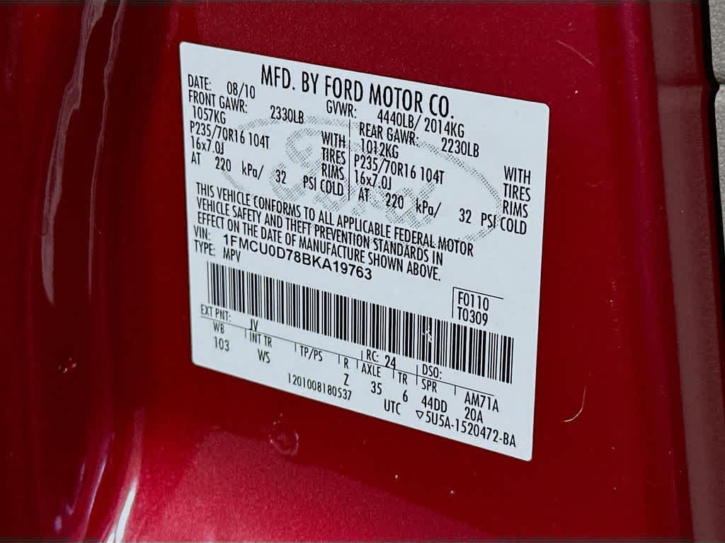 Thumbnail: 2011 Ford Escape - 21