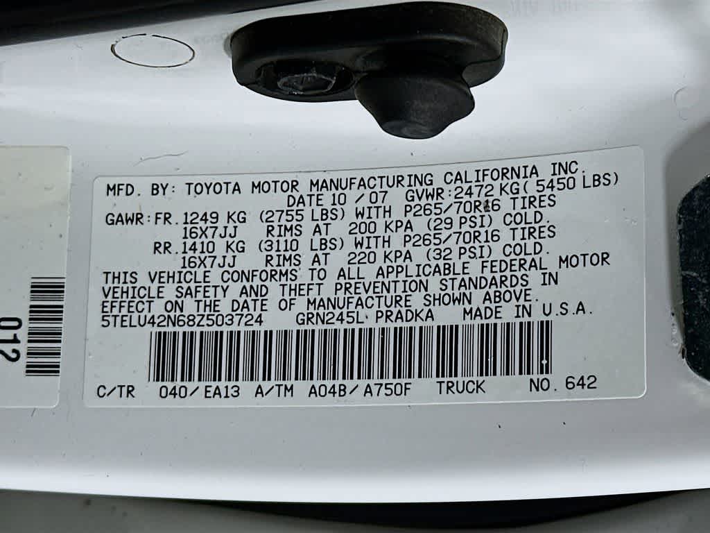 Thumbnail: 2008 Toyota Tacoma - 19