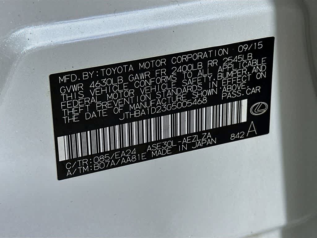 2016 Lexus IS 200t 23