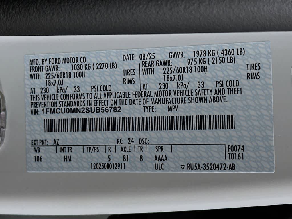 Thumbnail: 2025 Ford Escape - 22