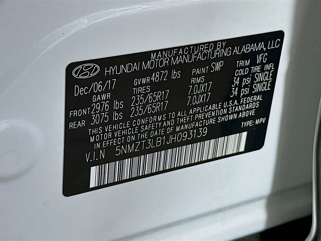 Thumbnail: 2018 Hyundai Santa Fe - 22