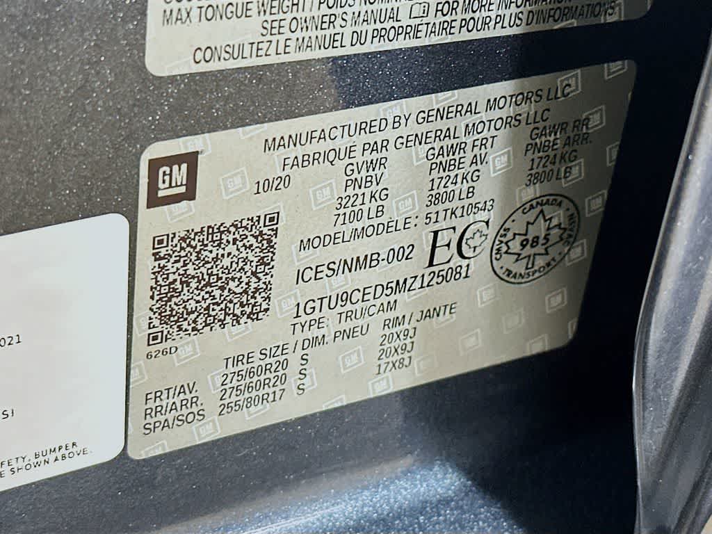 Thumbnail: 2021 GMC Sierra 1500 - 22