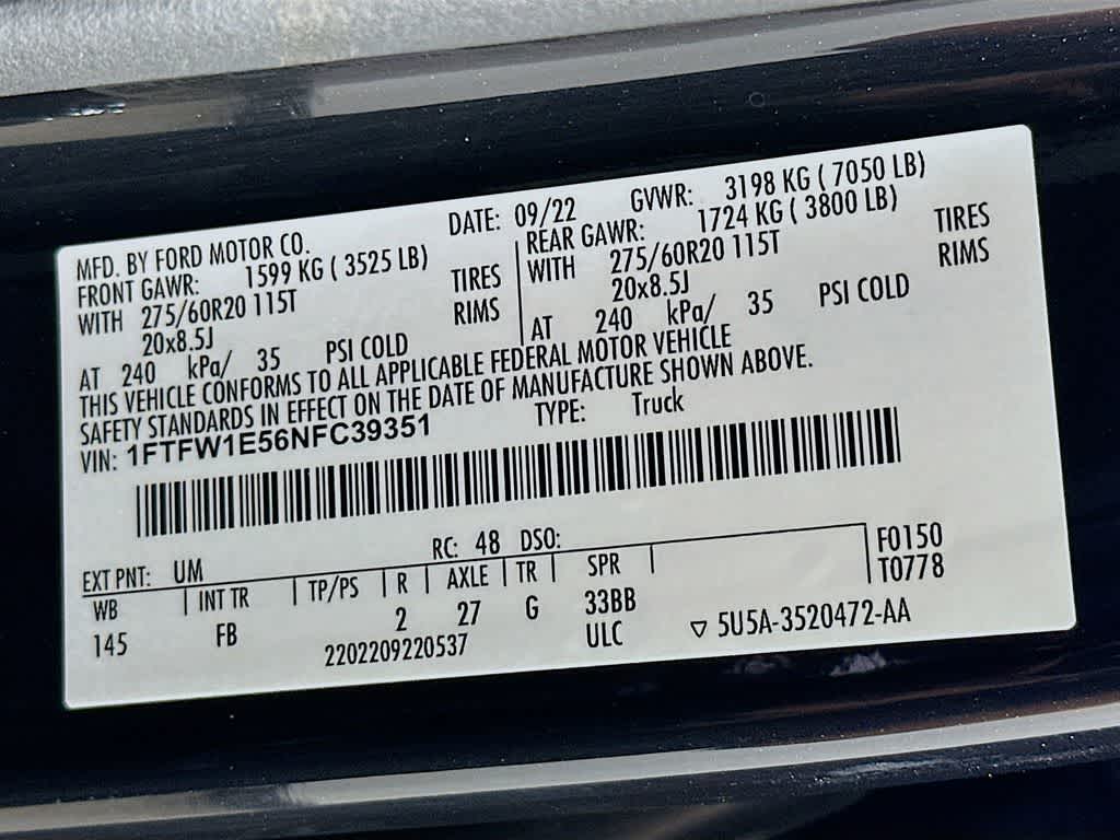 2022 Ford F-150  22