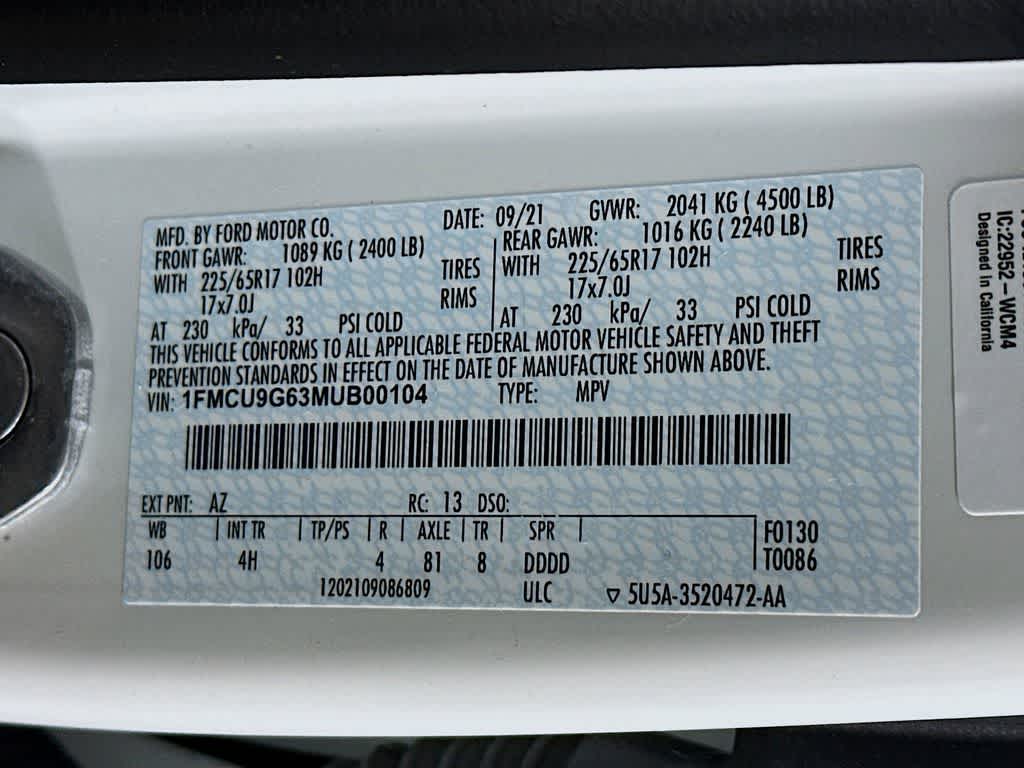 Thumbnail: 2021 Ford Escape - 23