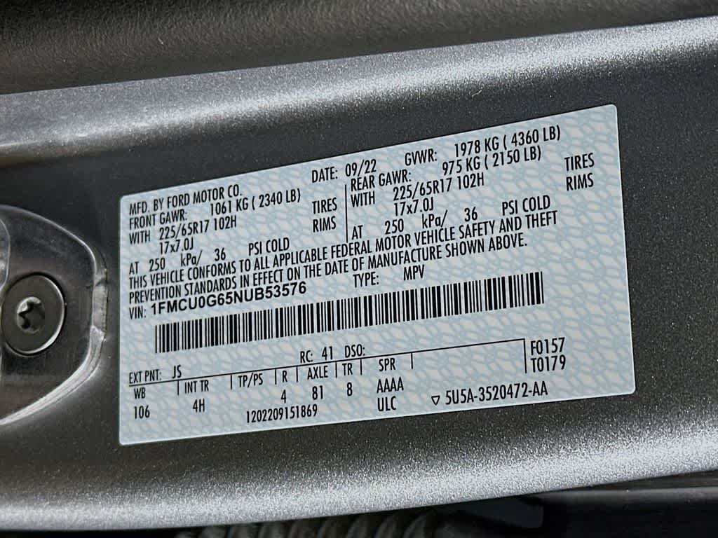 Thumbnail: 2022 Ford Escape - 22