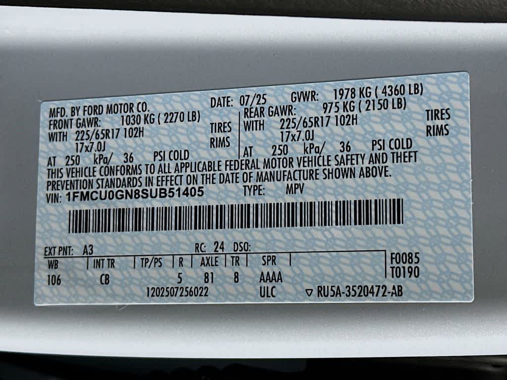 Thumbnail: 2025 Ford Escape - 22