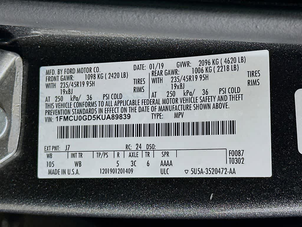 2019 Ford Escape SE 23