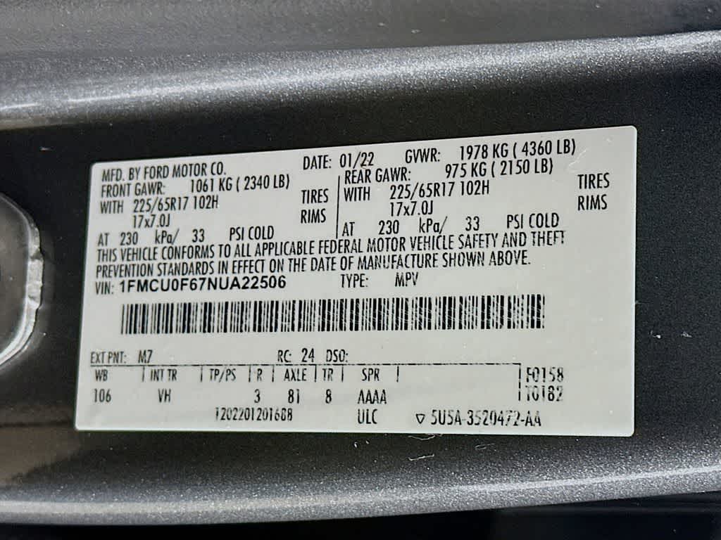 Thumbnail: 2022 Ford Escape - 21