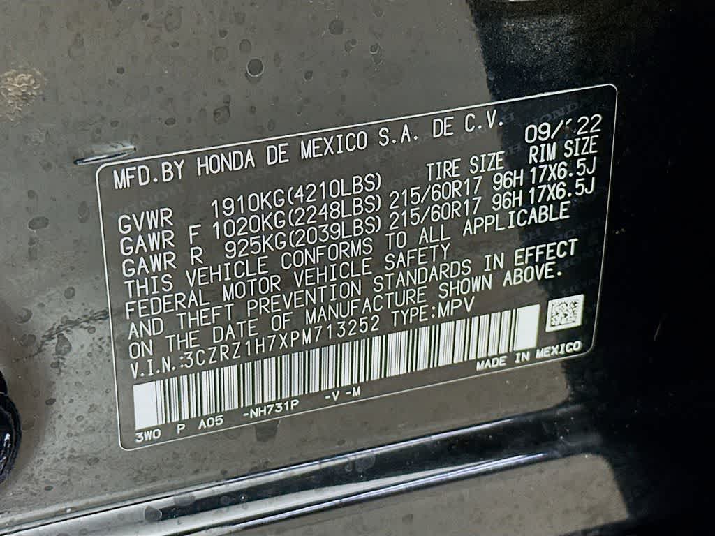 2023 Honda HR-V EX-L 22