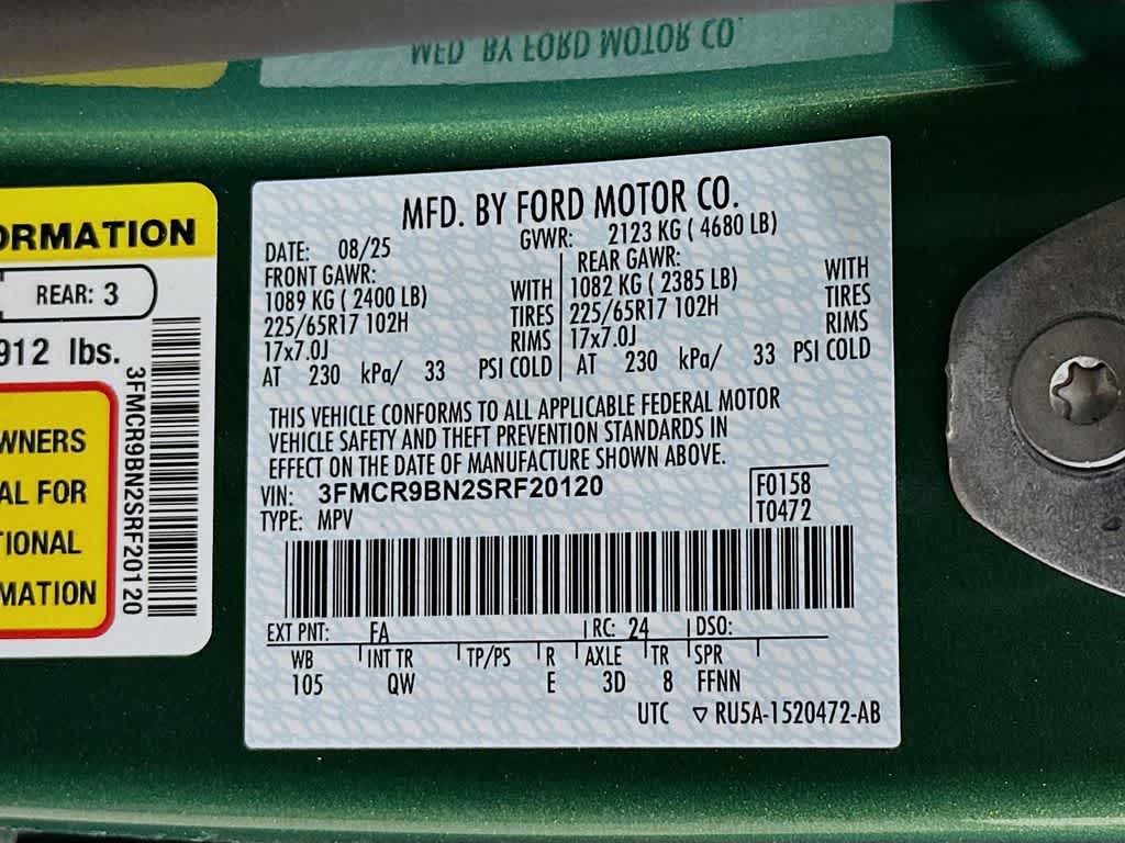 Thumbnail: 2025 Ford Bronco Sport - 21