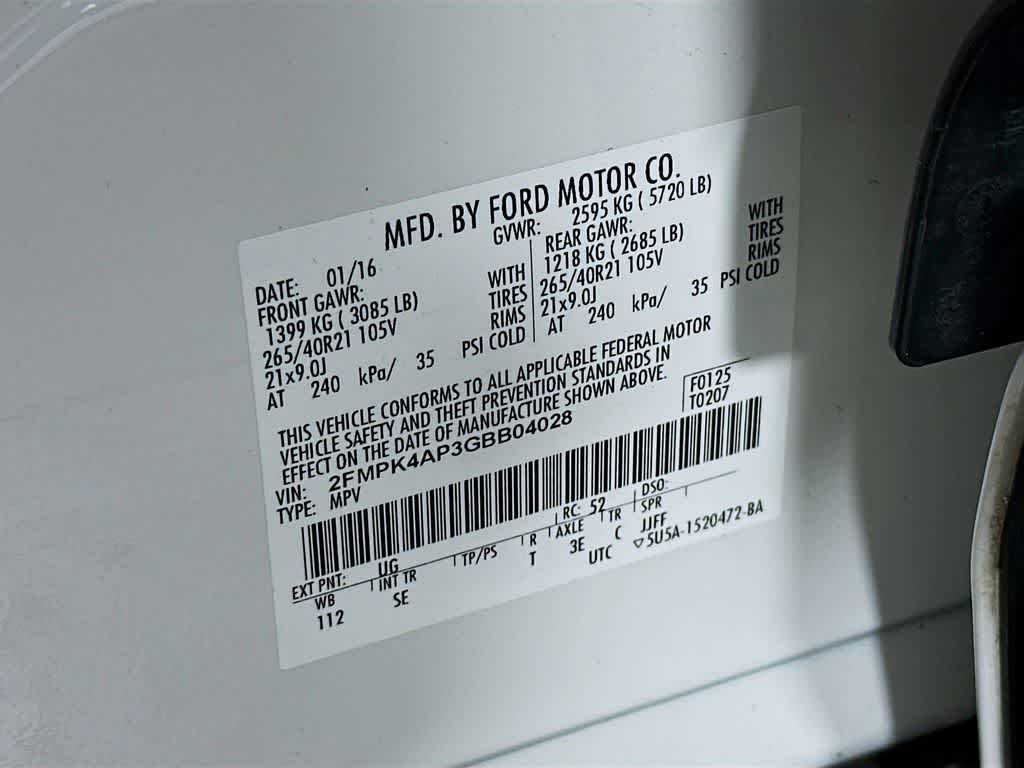 Thumbnail: 2016 Ford Edge - 23