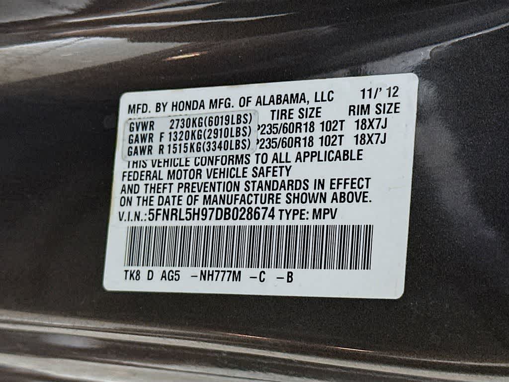 Thumbnail: 2013 Honda Odyssey - 23