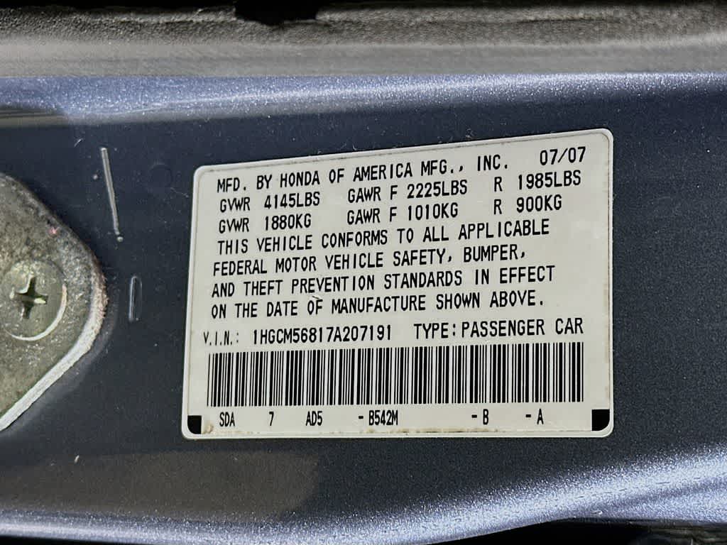 Thumbnail: 2007 Honda Accord - 22