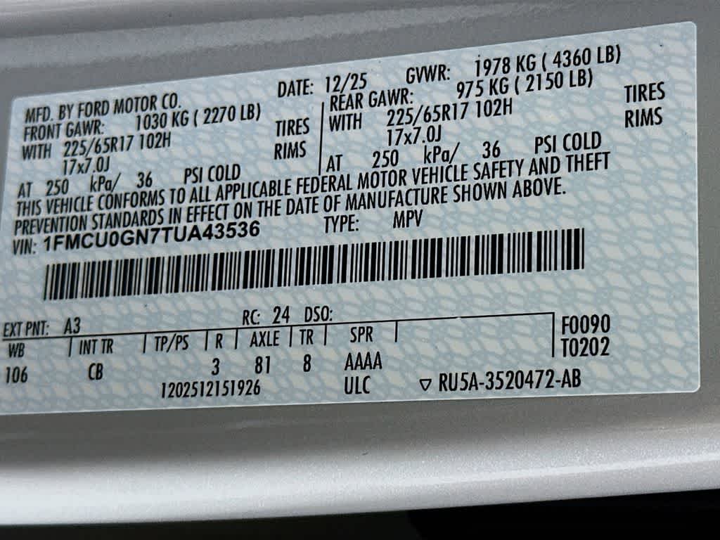 Thumbnail: 2026 Ford Escape - 23