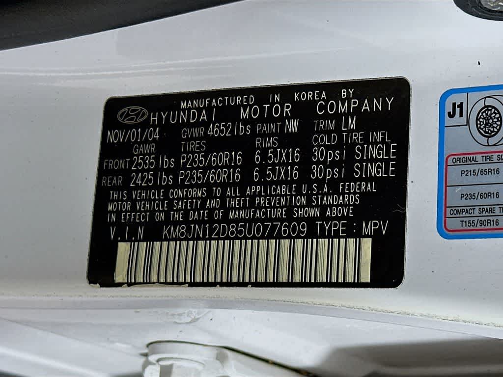 Thumbnail: 2005 Hyundai Tucson - 22