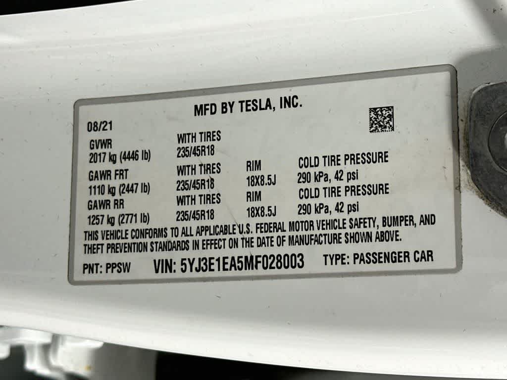 Thumbnail: 2021 Tesla Model 3 - 22