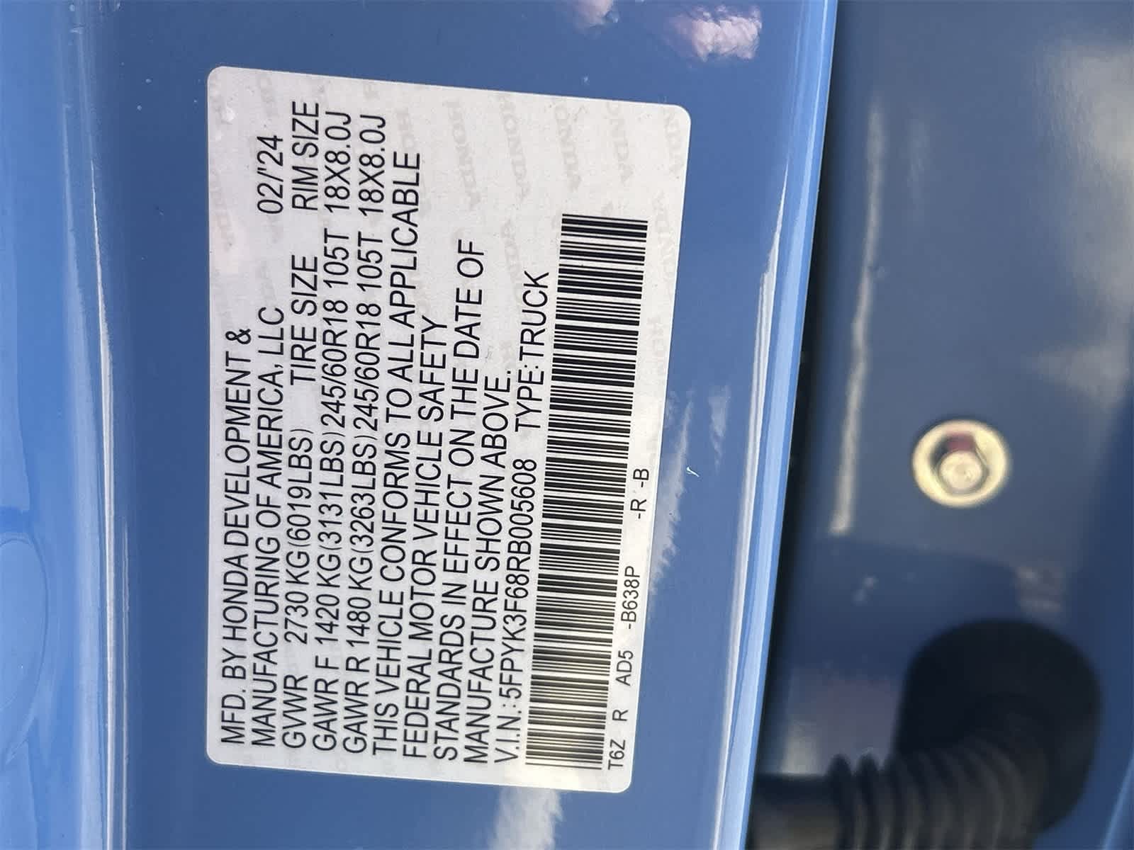 Thumbnail: 2024 Honda Ridgeline - 21