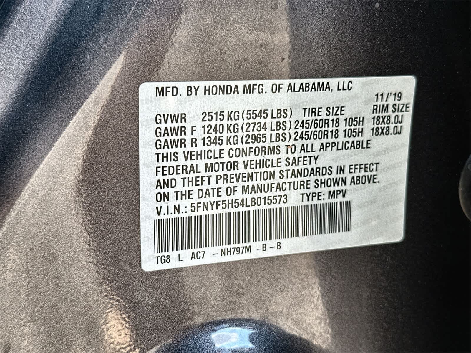 Thumbnail: 2020 Honda Pilot - 20