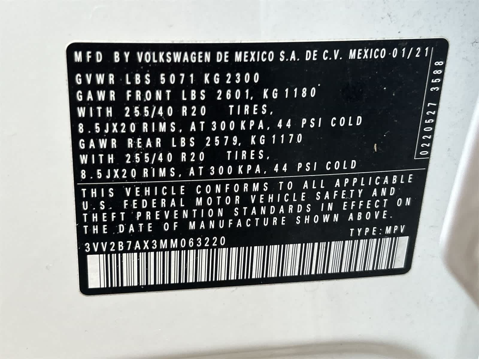 Thumbnail: 2021 Volkswagen Tiguan - 21