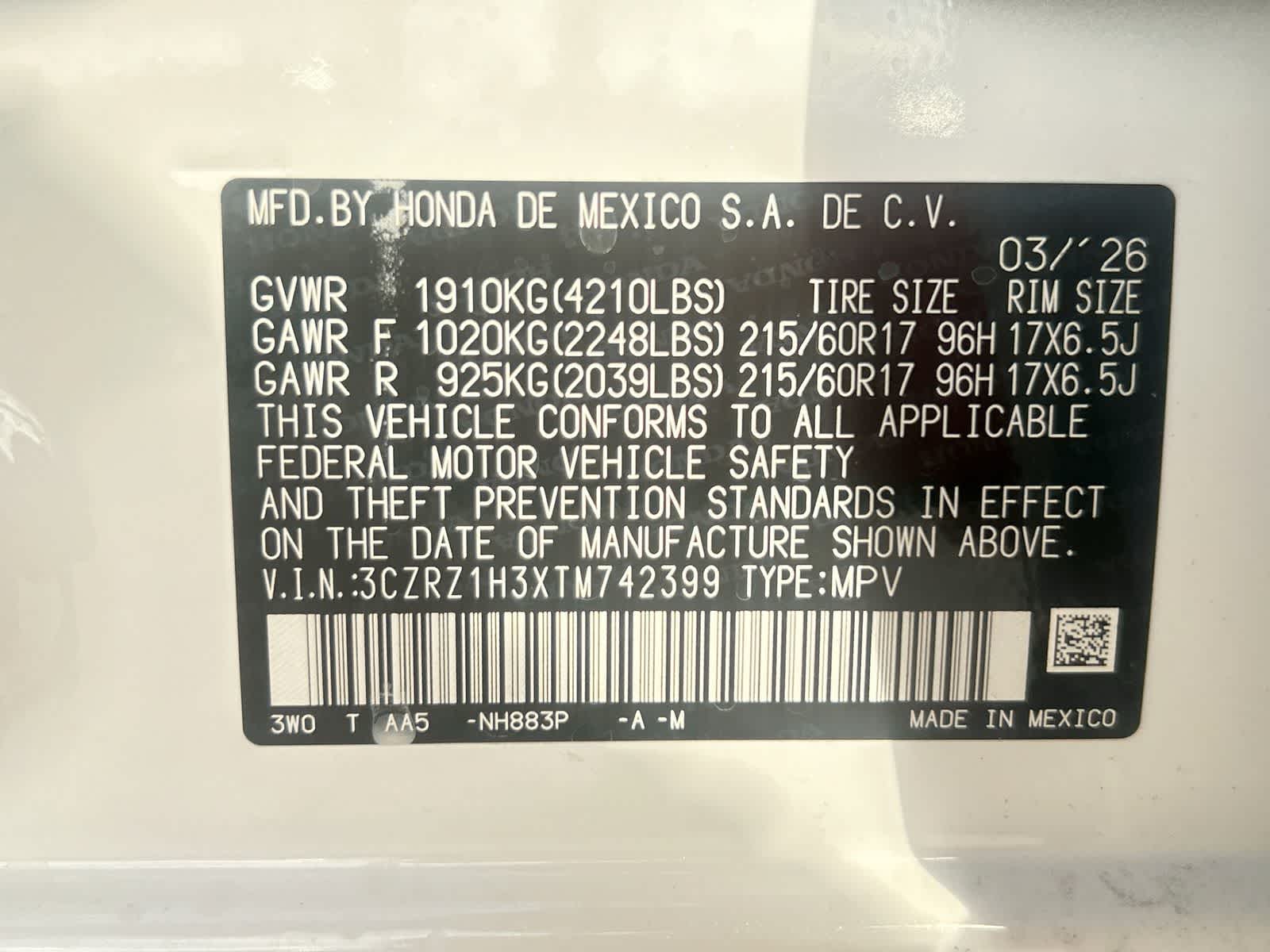 Thumbnail: 2026 Honda HR-V - 2