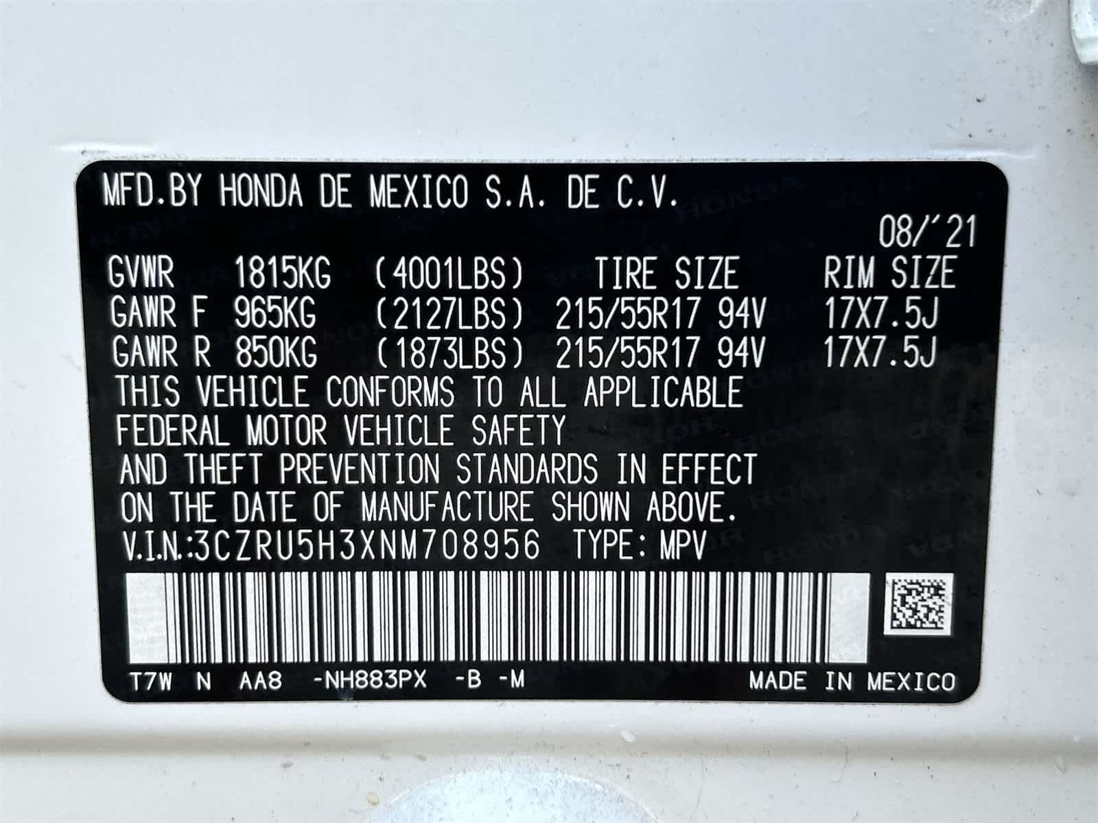 Thumbnail: 2022 Honda HR-V - 21