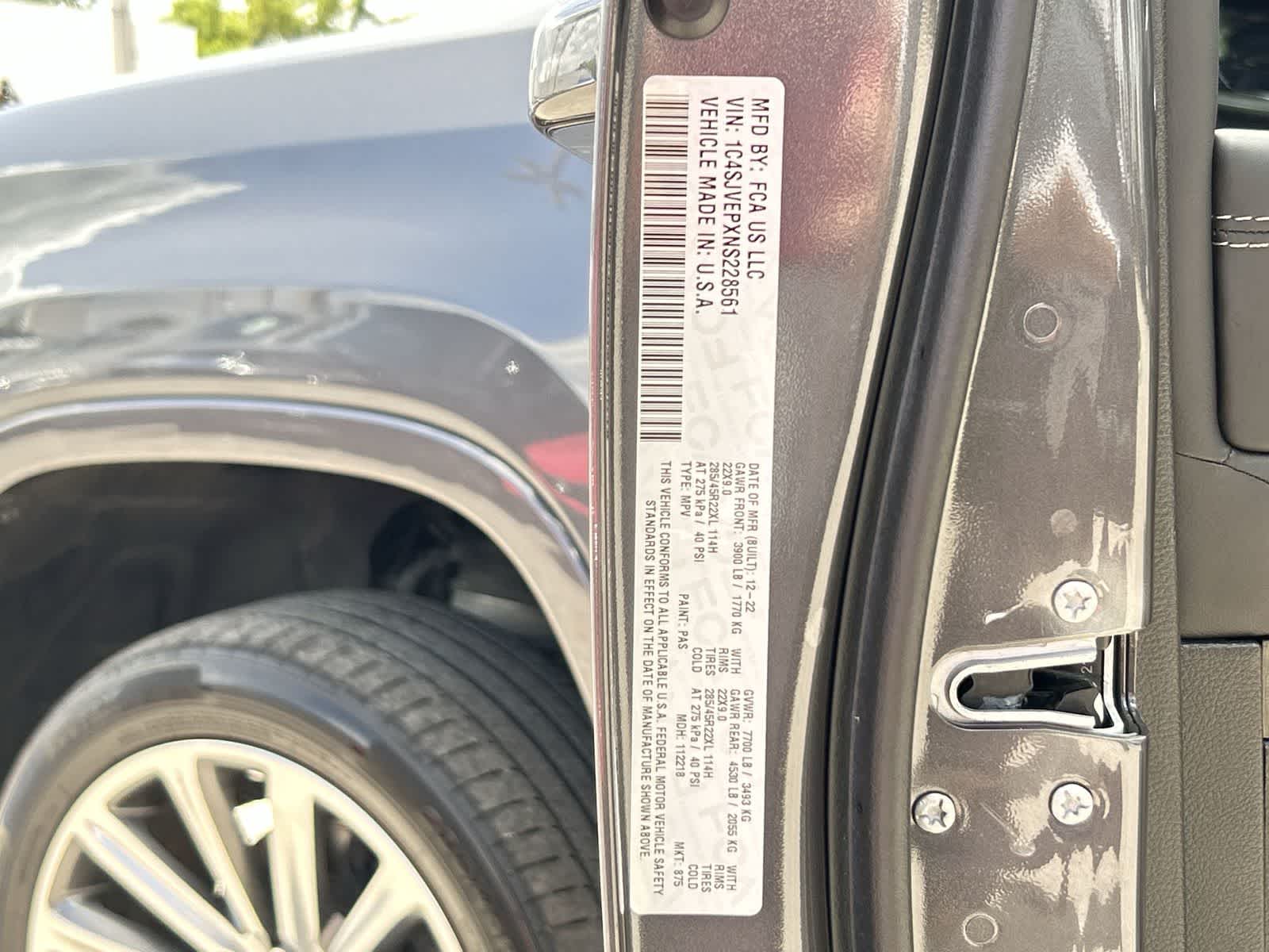 Thumbnail: 2022 Jeep Grand Wagoneer - 2