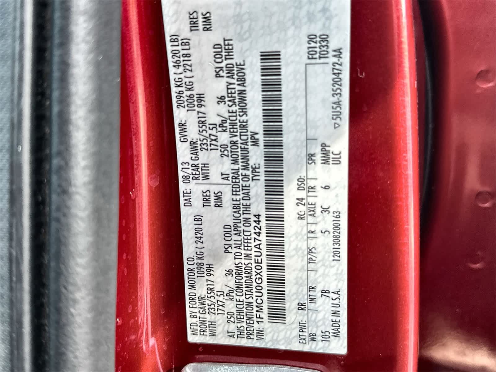 Thumbnail: 2014 Ford Escape - 19