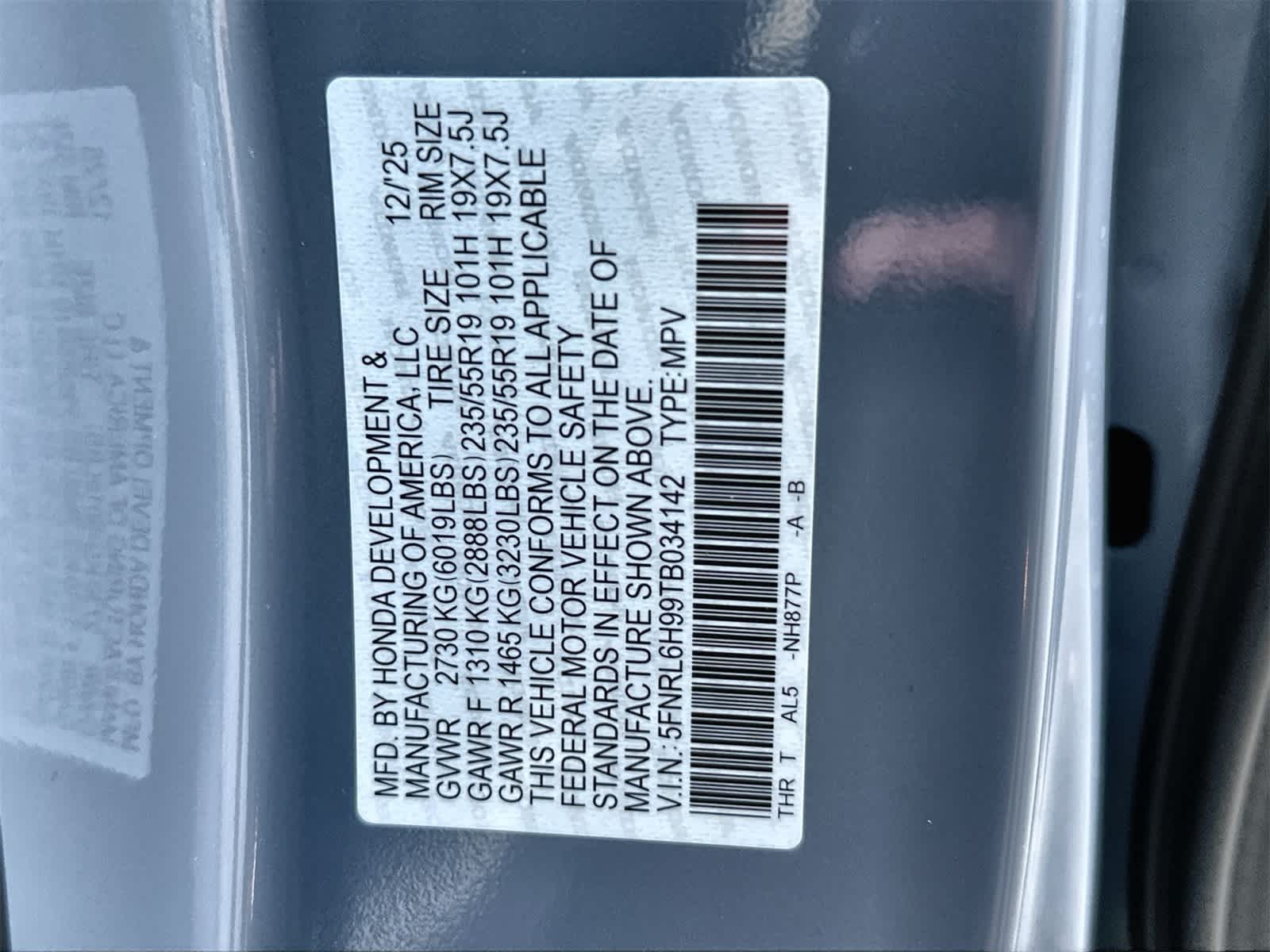 Thumbnail: 2026 Honda Odyssey - 19