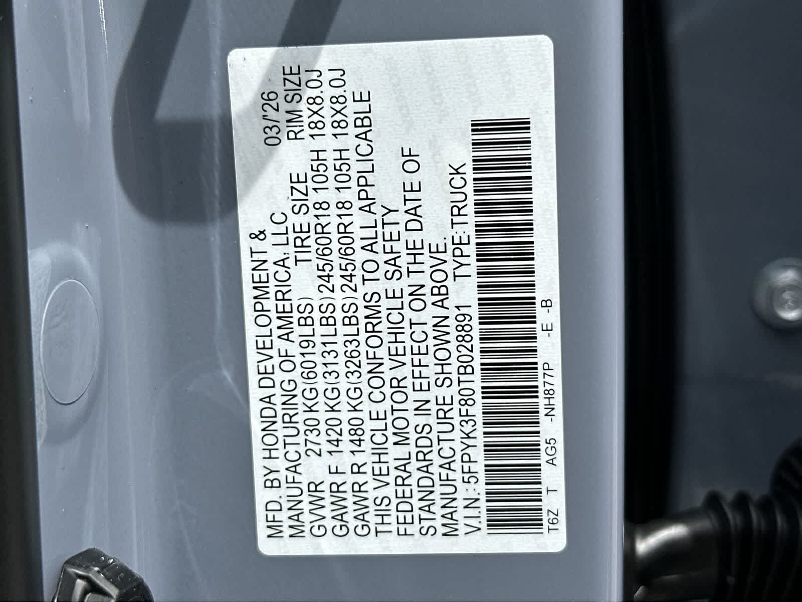 Thumbnail: 2026 Honda Ridgeline - 2