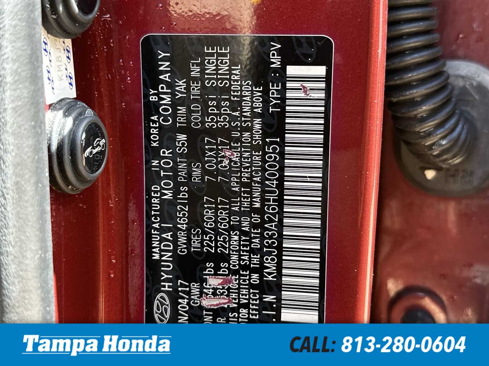 2017 Hyundai Tucson Eco -
                  Tampa, FL