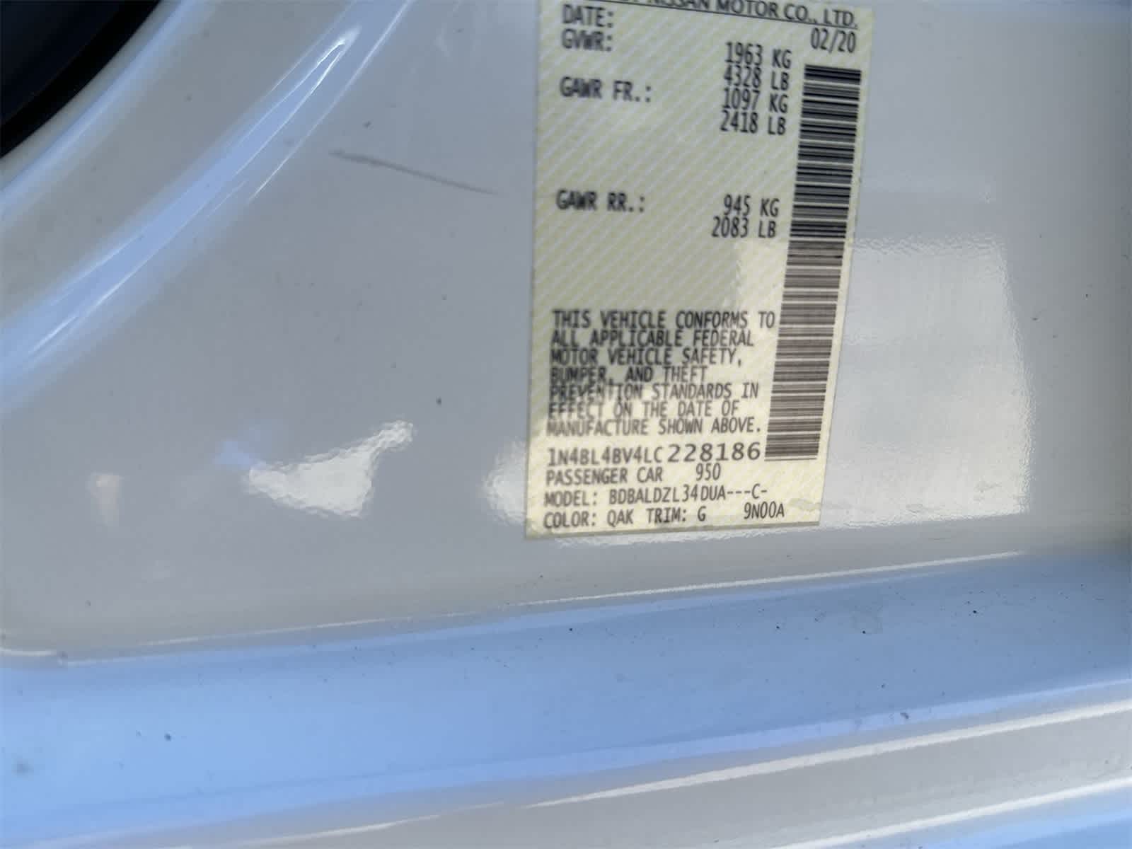 Thumbnail: 2020 Nissan Altima - 20