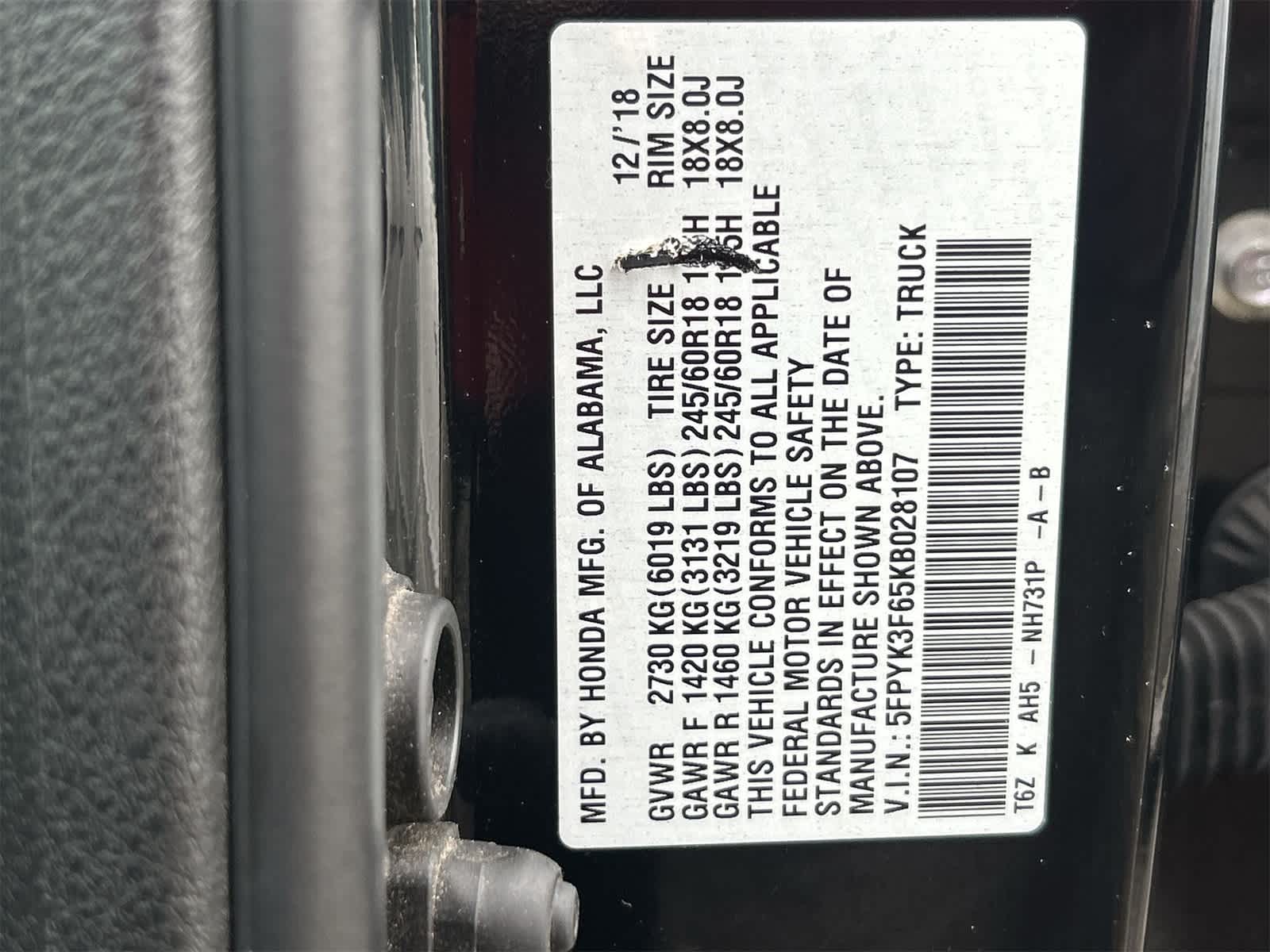 Thumbnail: 2019 Honda Ridgeline - 21