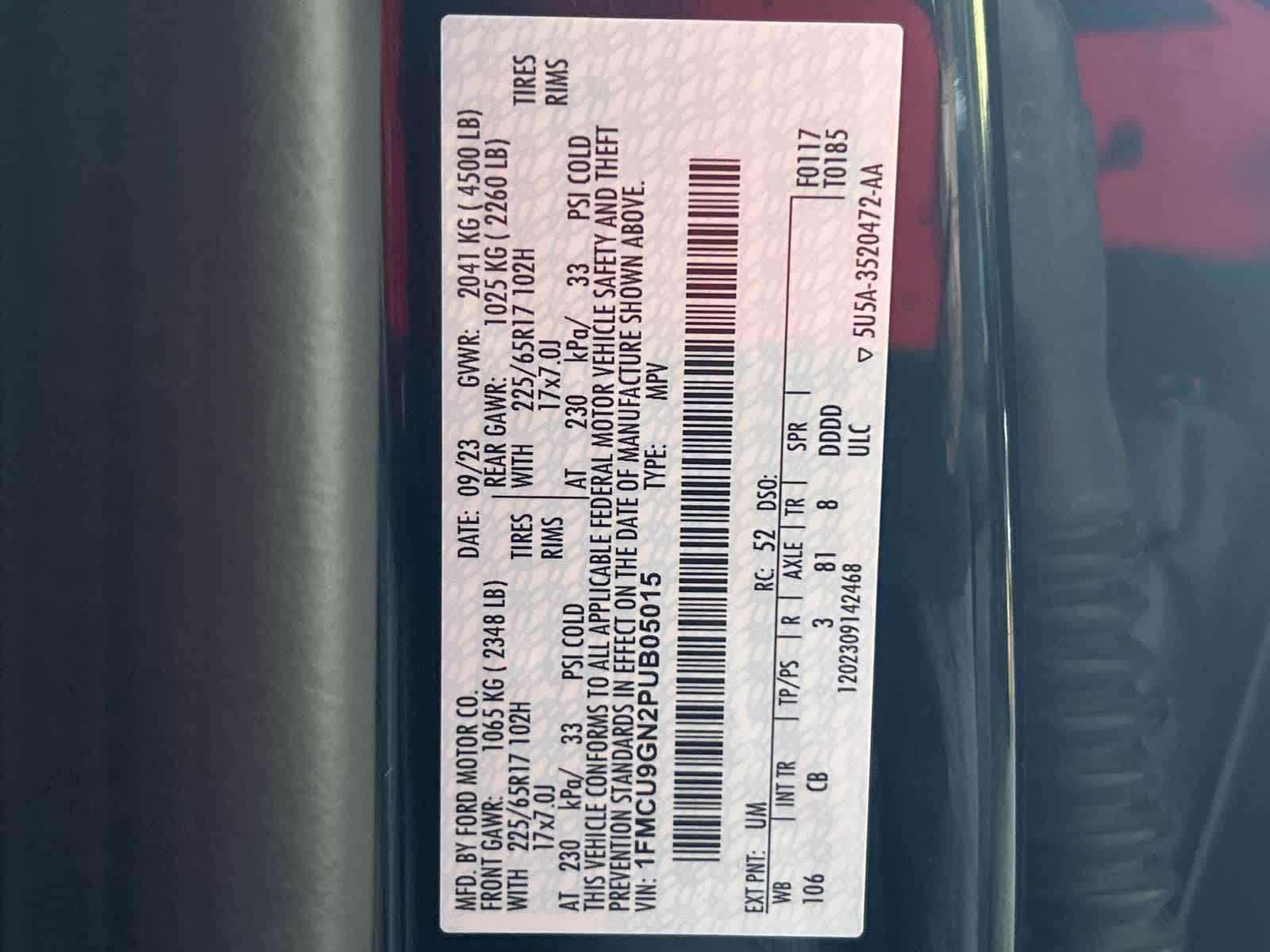 Thumbnail: 2023 Ford Escape - 21