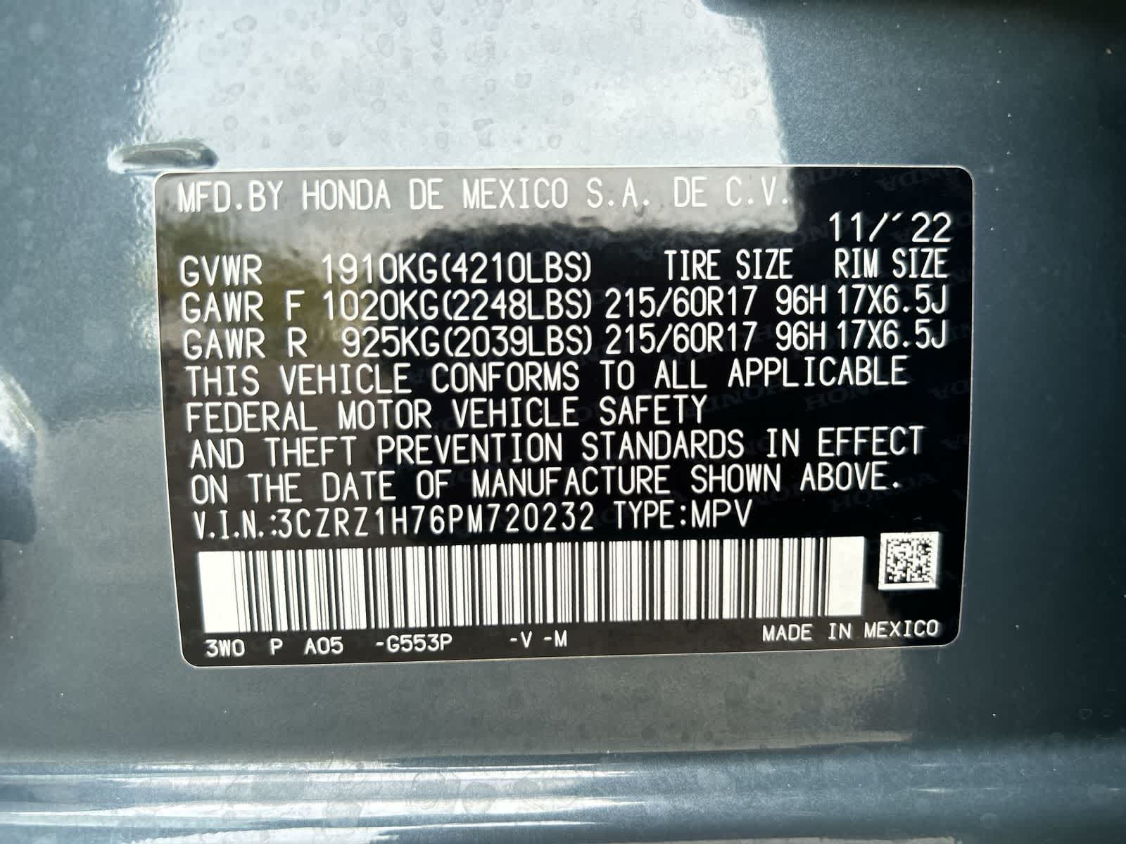 Thumbnail: 2023 Honda HR-V - 2