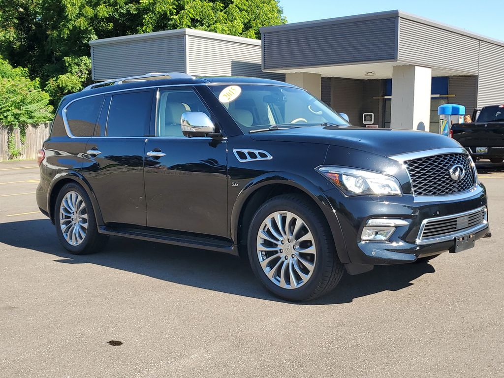 Used 2015 INFINITI QX80 Base with VIN JN8AZ2NE9F9086573 for sale in Paw, MI